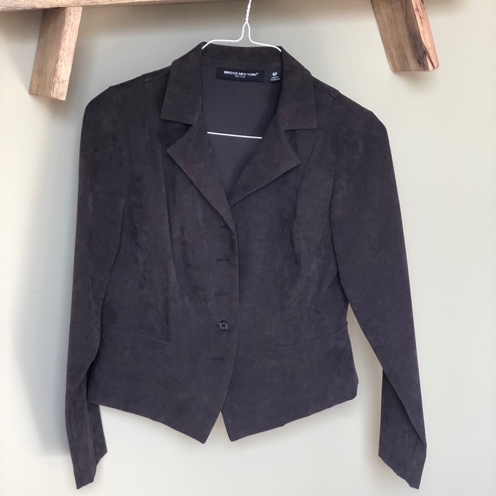 Vintage 90s Briggs New York Suede Jacket